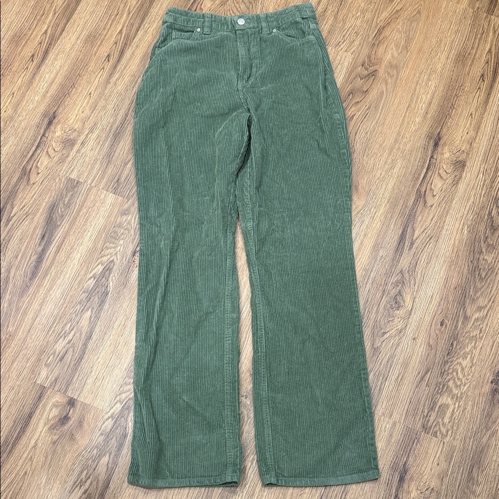 Green Corduroy Pants